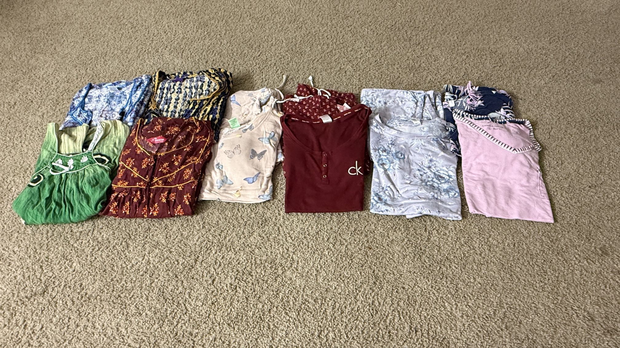 Nightgown (4) maxi & Pajama (4) - Women(L)