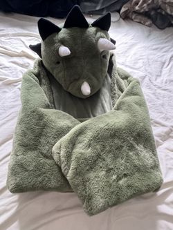 Dinosaur Hooded Blanket