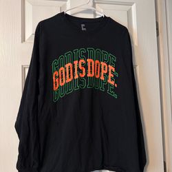 God Is Dope Long Sleeve Closet Clearout