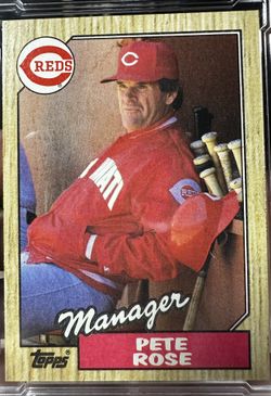 1987 Topps Pete Rose 393 with multiple Errors
