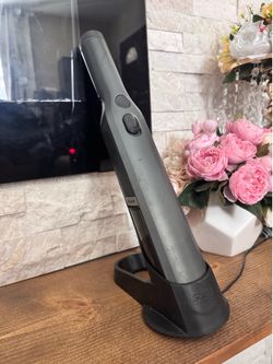 Shark WV201 WANDVAC Handheld Vacuum, Lightweight at 1.4 Pounds with Powerful Suction, Charging Dock, Single Touch Empty and Detachable Dust Cup,Graphi