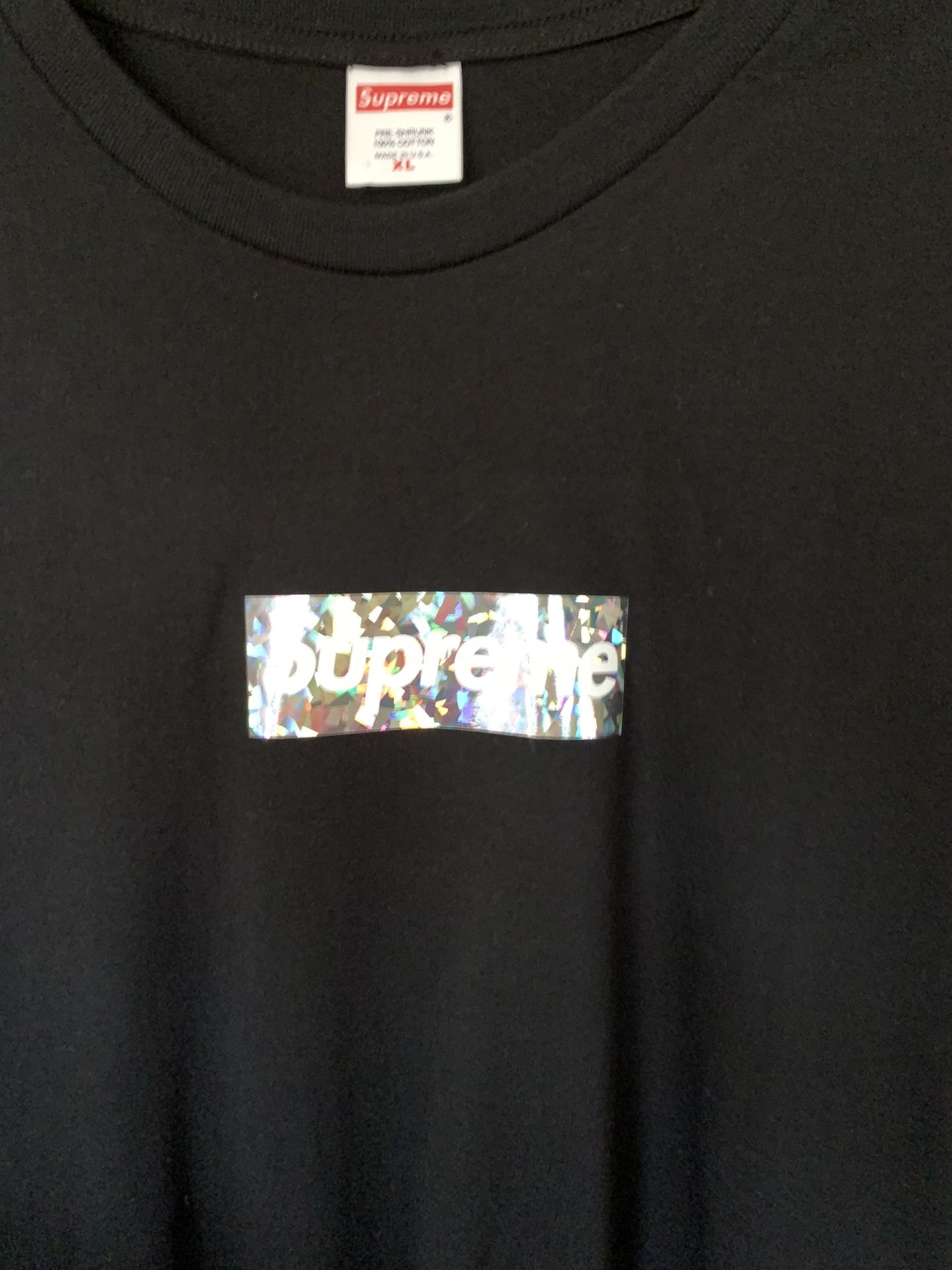 Supreme Holographic Box Logo Tee