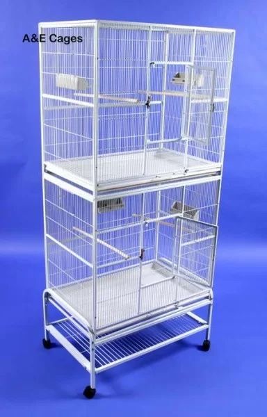 DOUBLE STACK Large Flight Bird Cage 32x21