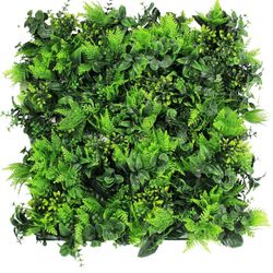 ULAND Artificial Topiary Hedges Panels, Plastic Faux Shrubs Fence Mat, Greenery Wall Backdrop Decor, Garden Privacy Screen Fence