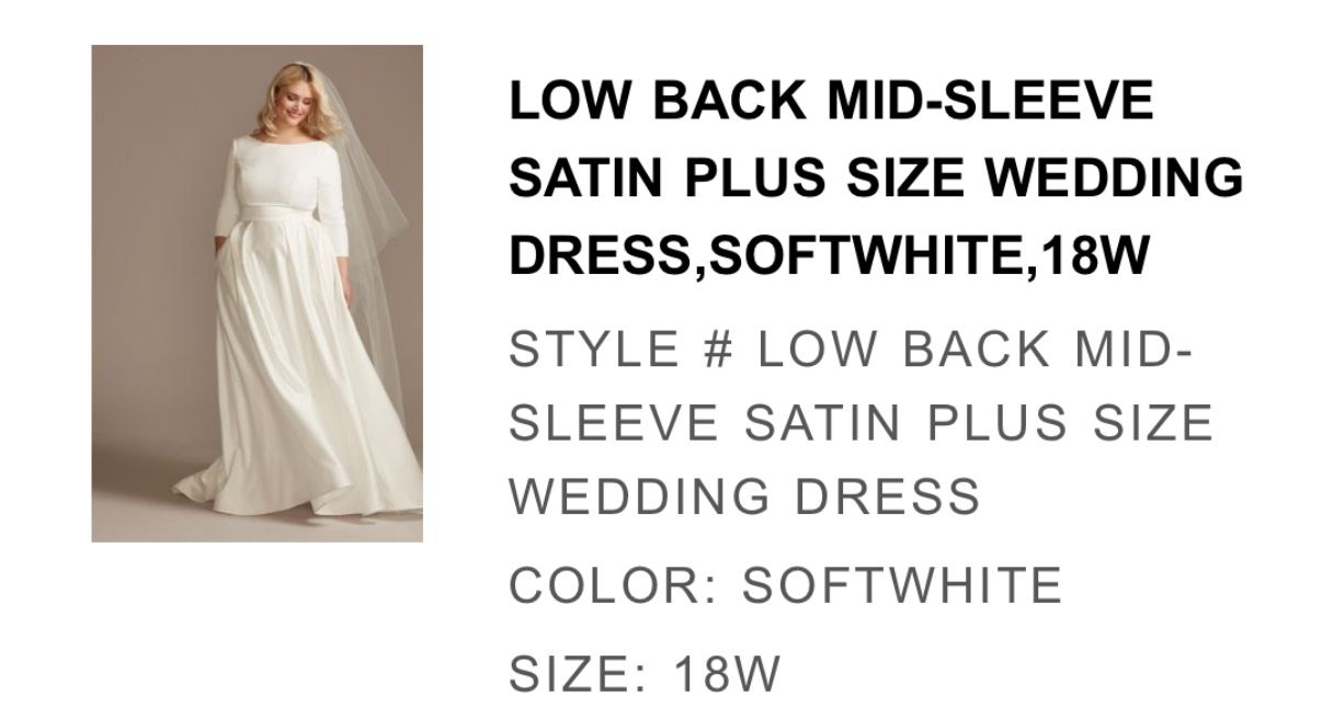 Brand New Wedding Dress