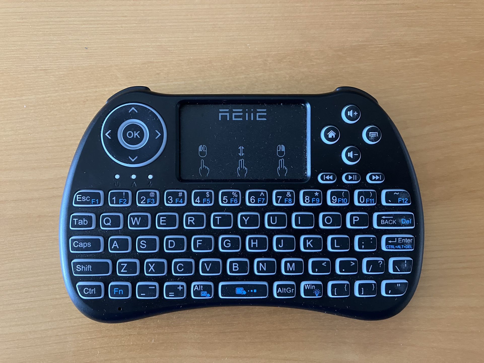 Portable Wireless Keyboard Rechargable with Dongle
