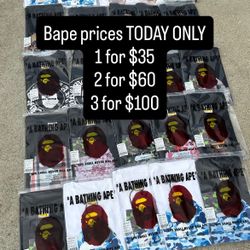Bape Tees