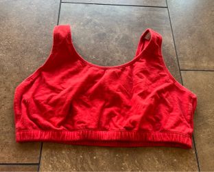 Red Sports Bra