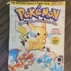 Rare pokemon special edition trainer's guide from 1999