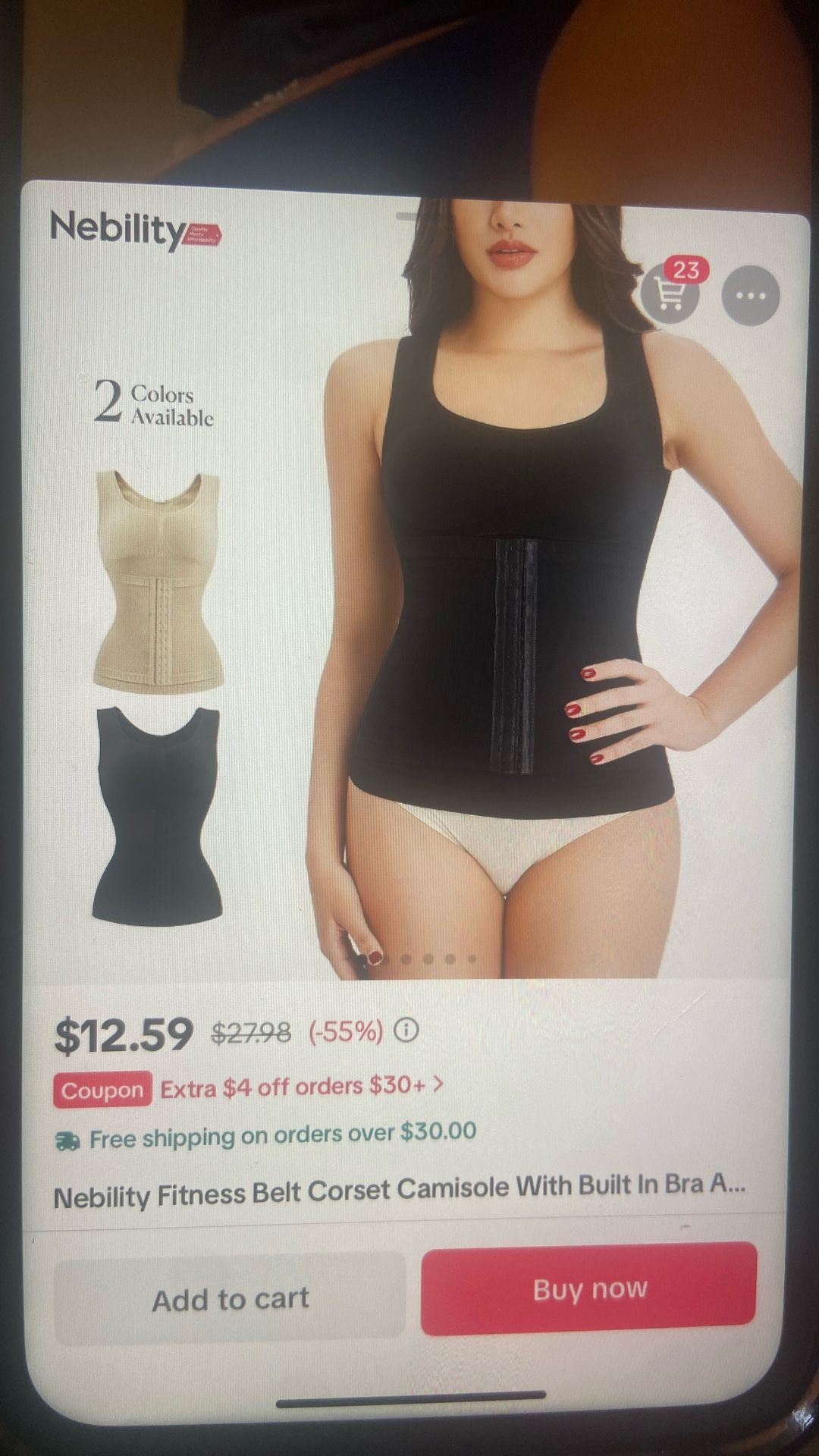 New Small Fitness Corset