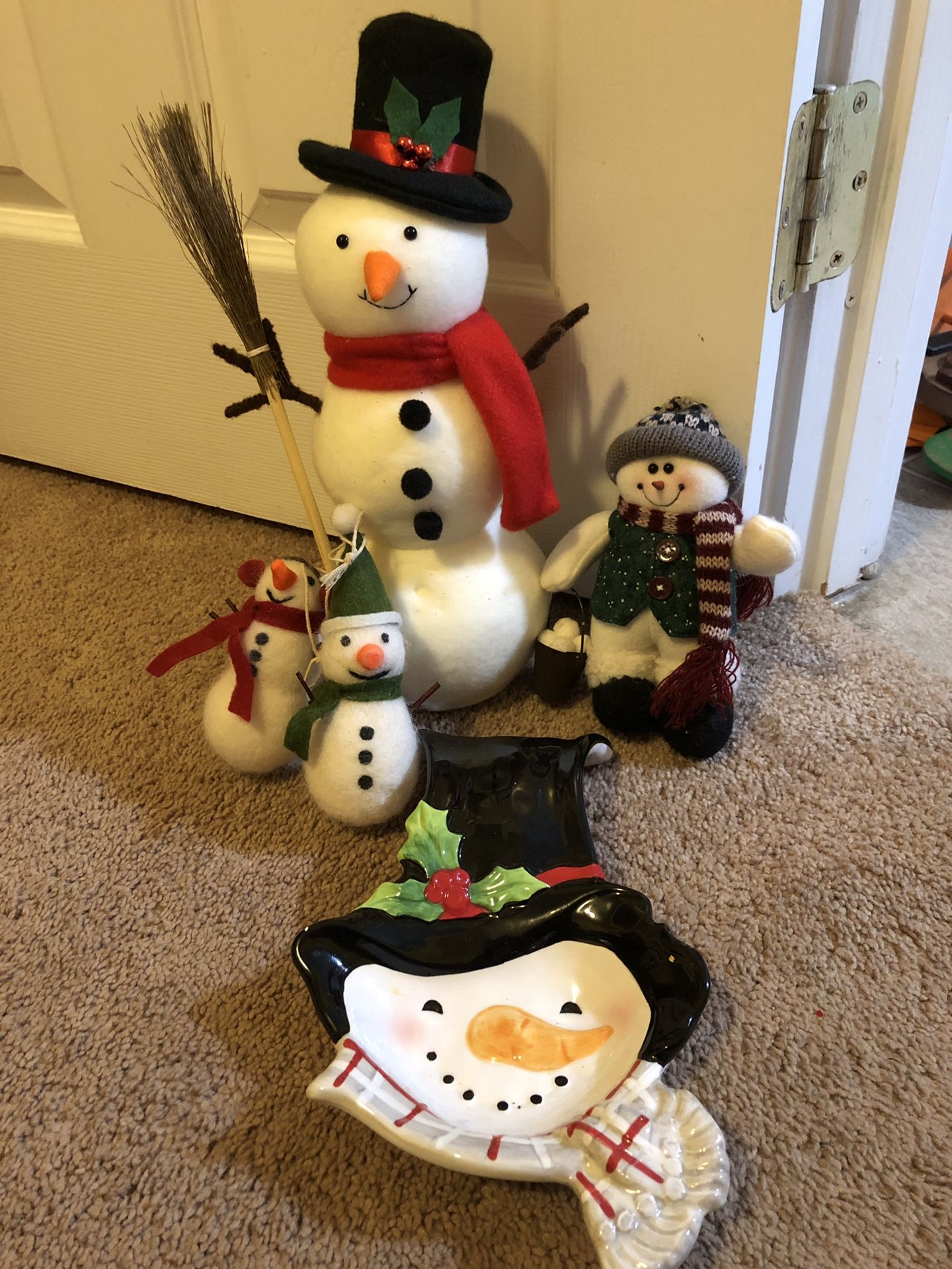 Snowman Christmas decor