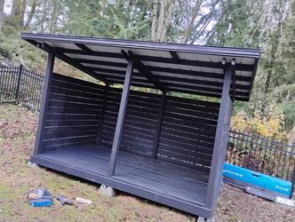 8x10 Firewood Shed
