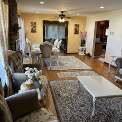 Italian Sofa Set And Dining Tables