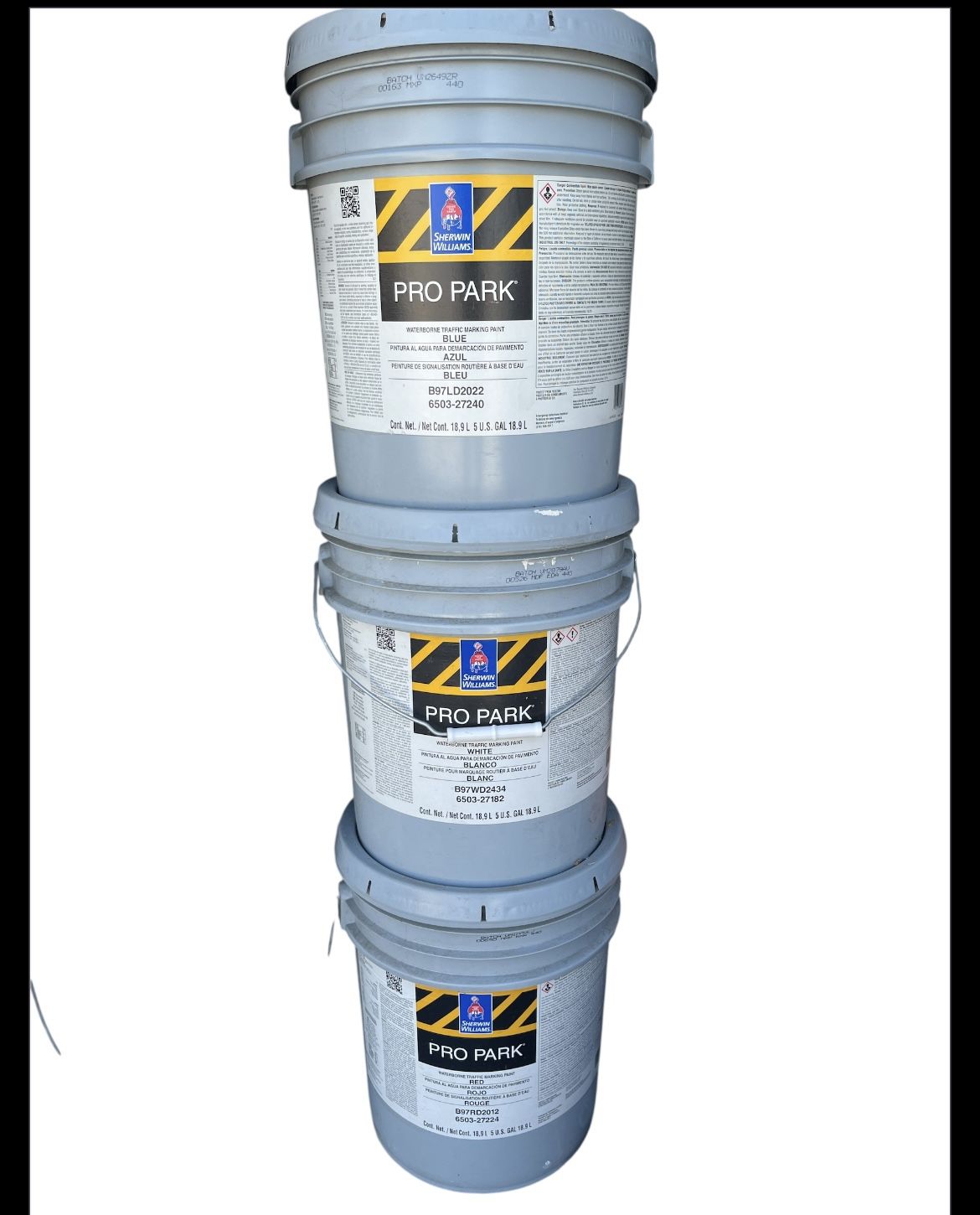 Pro Park Red White And Blue Paint.