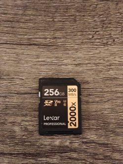 exar 256GB Professional 2000x SDXC UHS-II Memory Card – V90 – 300MB/s – 8K