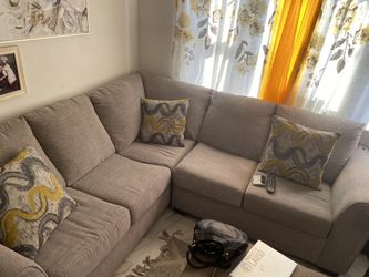 Light grey sofa