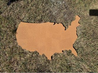 United states cork wall decor