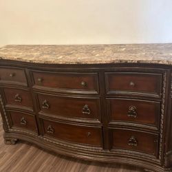 Dresser With Marble Top