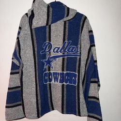 Dallas Cowboys Baja Mexican Hoodie Sweater