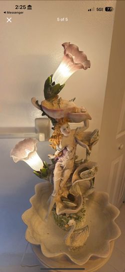 Woman In The Garden Fountain And Pedestal (5ft Tall) 