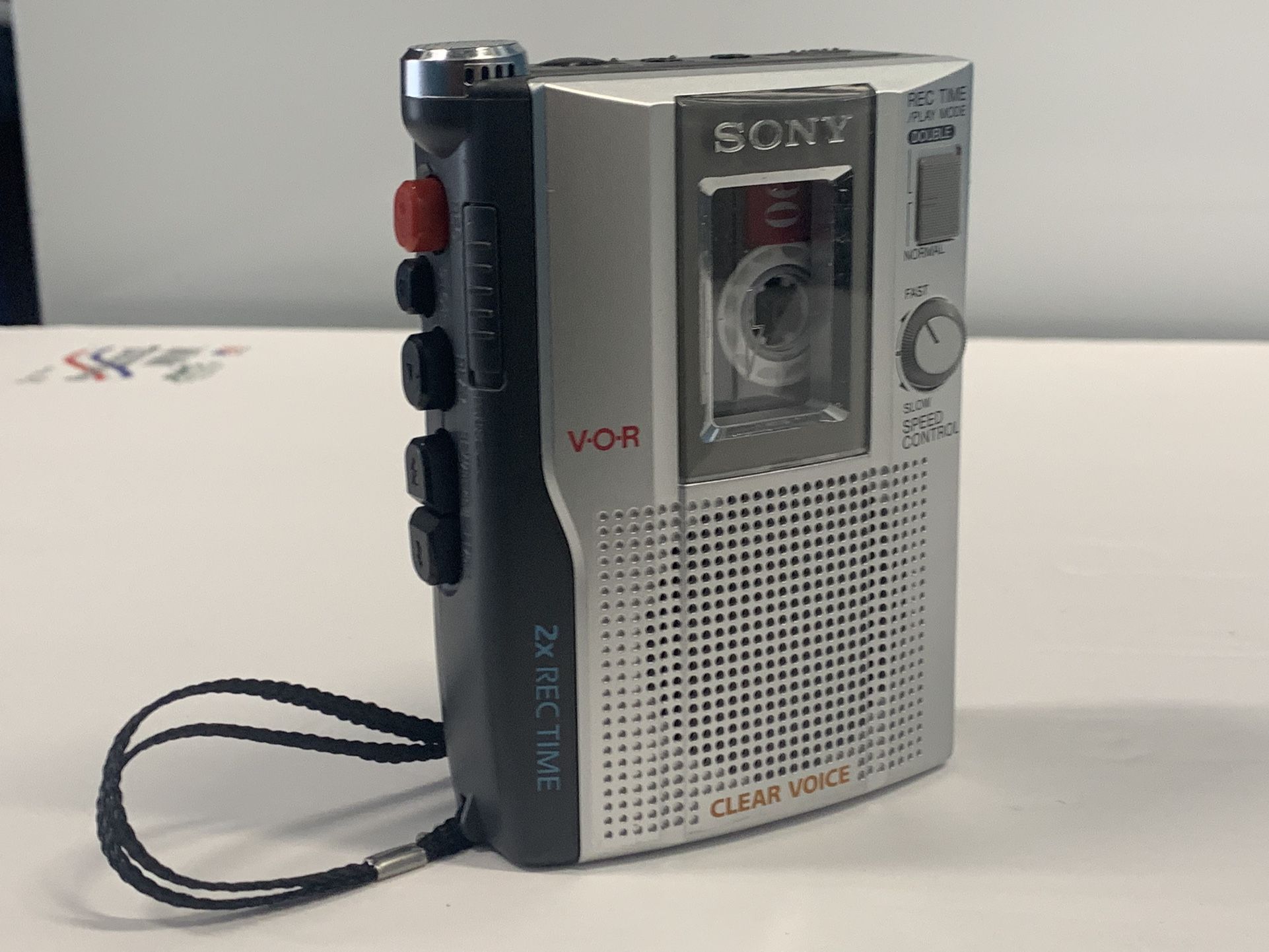SONY TCM-200DV Handheld Cassette Voice Recorder Dictation VOR Speed Control