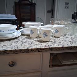 Antique Flower China Set