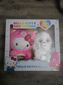 Hello Kitty x Care Bears Cheer Bear Plush Set