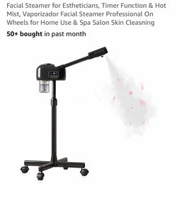 Professional Facial Steamer with Ozone & Digital Timer – New Open Box