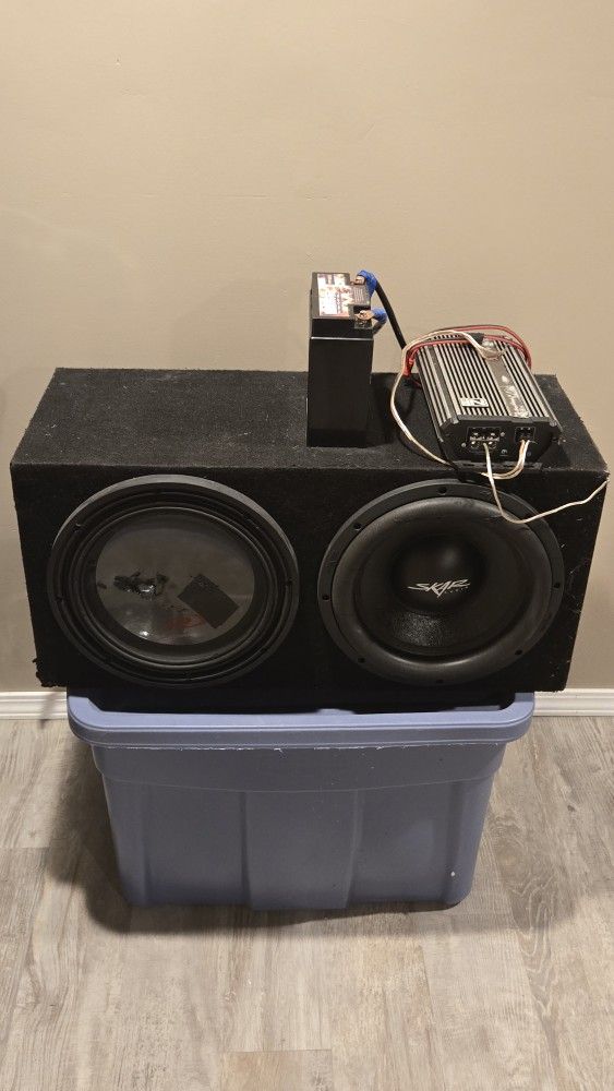Subs And Amp For Sale