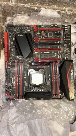 ASUS ROG Rampage V Extreme X99 Motherboard + Intel i7-5960X CPU + 16GB DDR4 RAM Combo