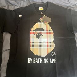60$$ Bape Shirt, Brand New With Tags And Bag