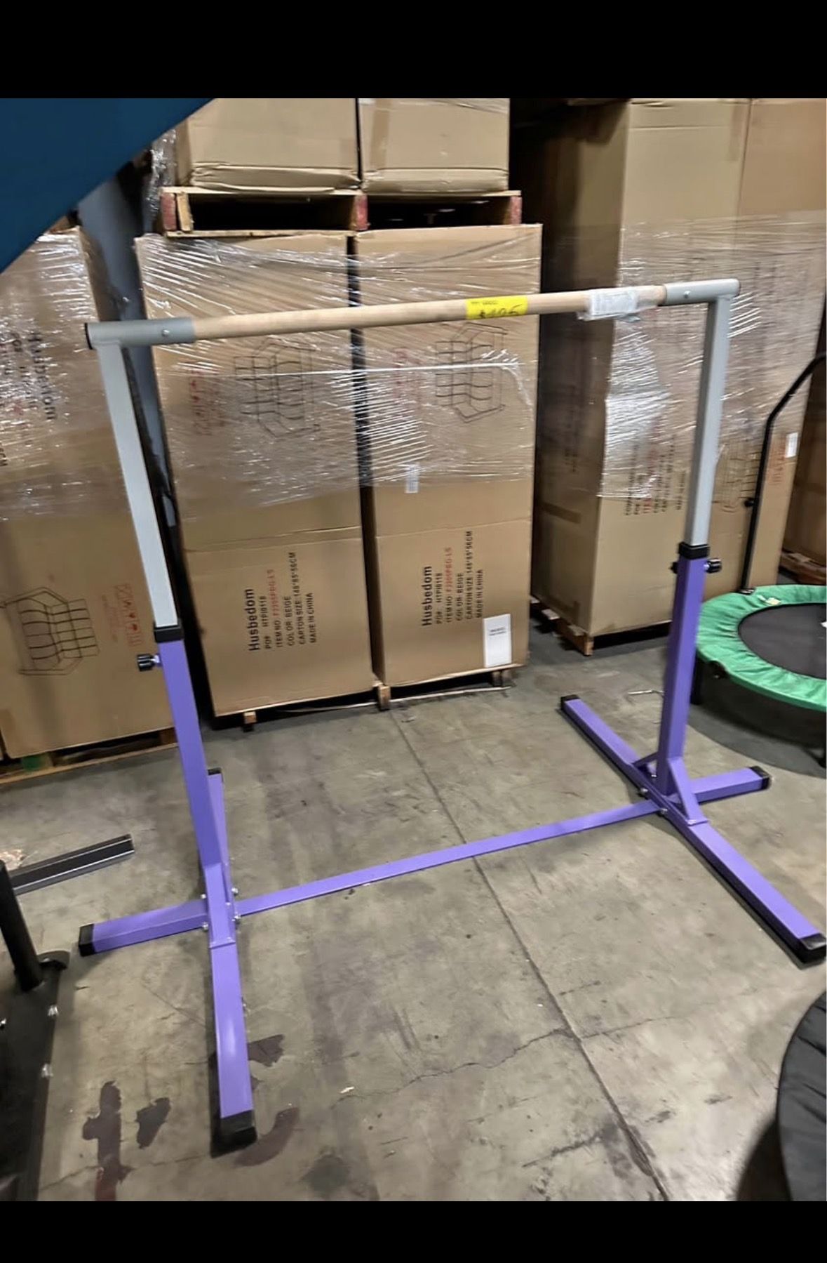 New Adjustable Horizontal Gymnastics Bar Exercise Kip Bar