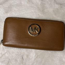 Michael Kors Brown Leather Wallet