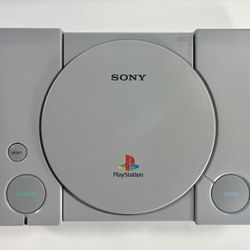 Sony Playstation 1 Gray Console Gaming System Only SCPH-5501 Tested