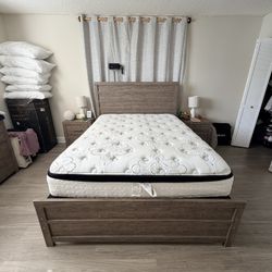 Queen Mattress With Bed Frame 