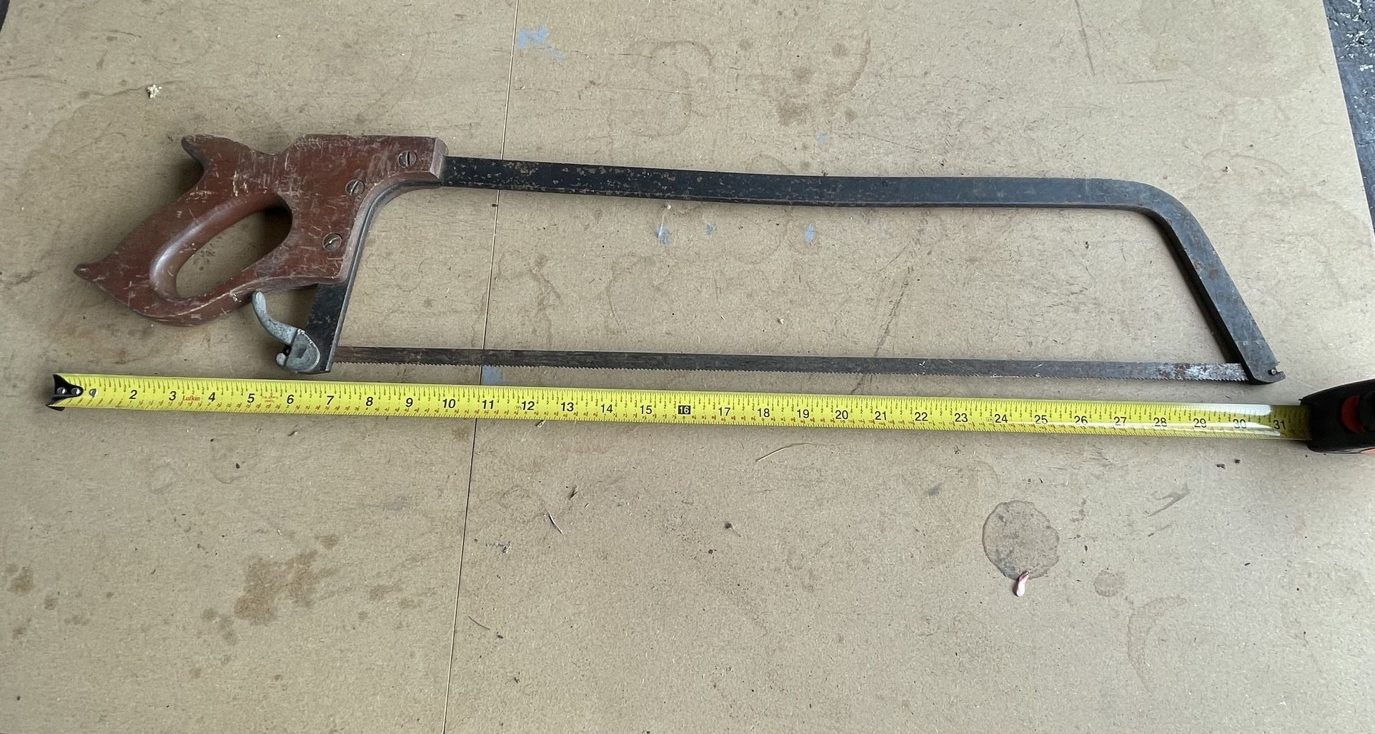 Old 24” Meat Butchers Hack Saw