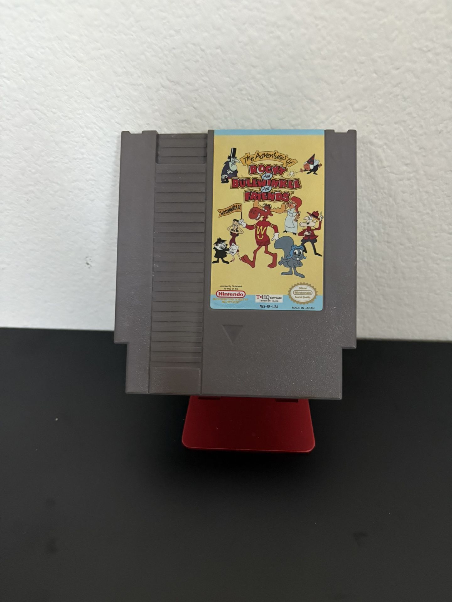 Original Nintendo ( NES) Game The Adventures Of Rocky & Bullwinkle & Friends