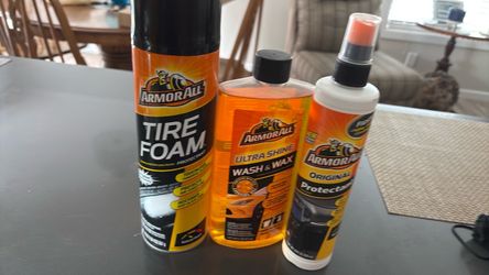 Car wash and wax and protector