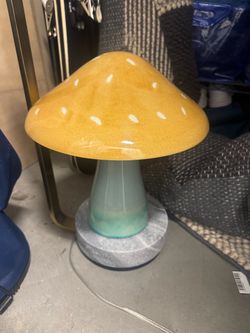 New West elm ceramic lamp