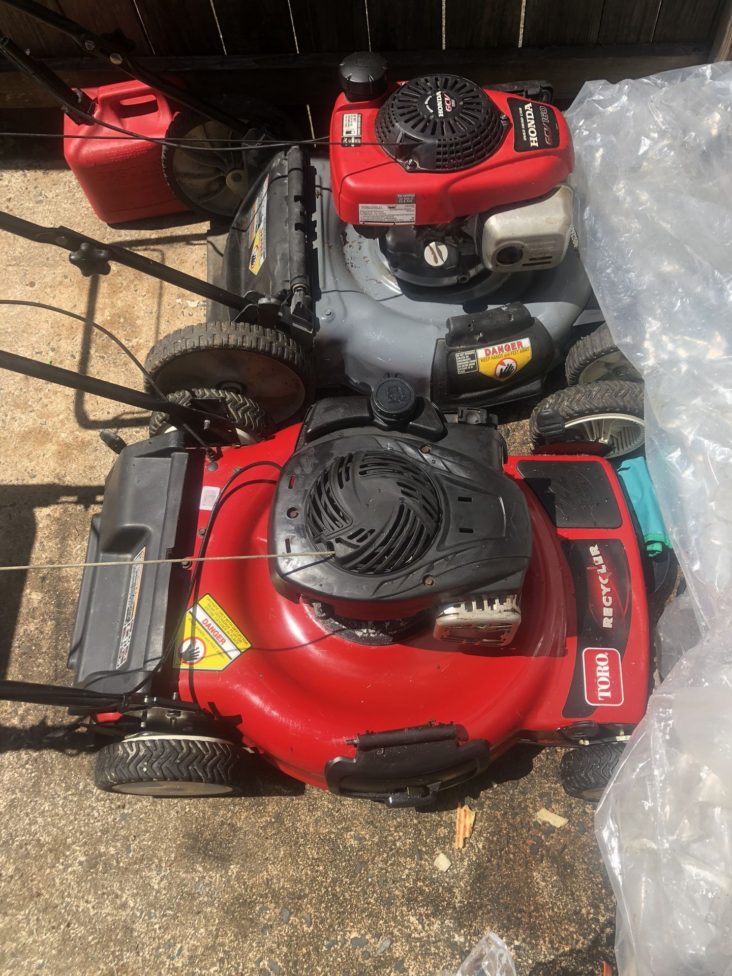 Tore Lawnmower An Honda Lawnmower