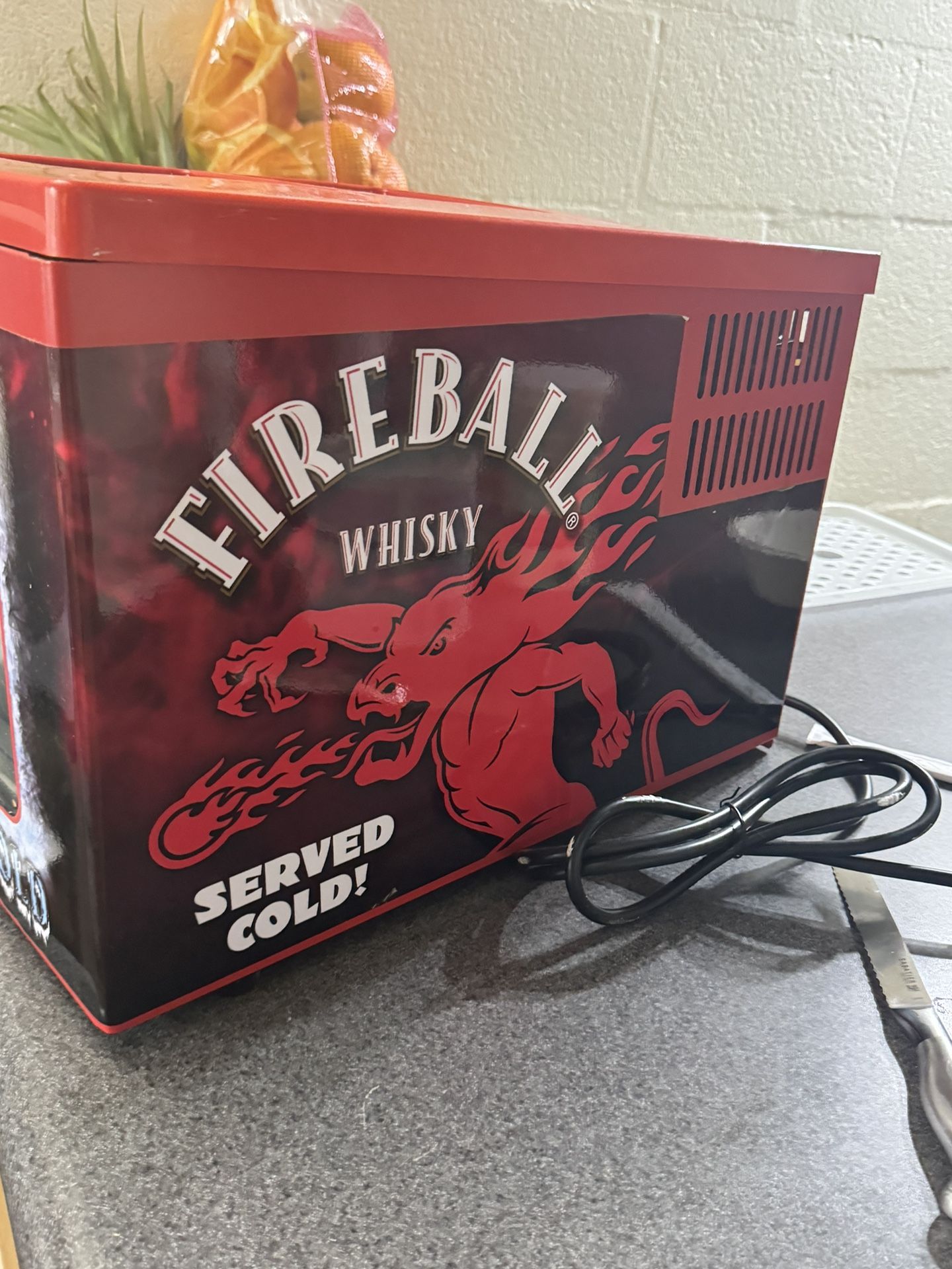 Fireball Whiskey Double Bottle Chiller Rapid Freezer