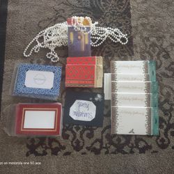 Christmas Holiday Party Invitations And Cardboard Picture Frames