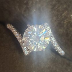 2.00ct Moissanite Engagement Ring 