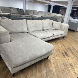 Delivery Available sectional couch and chaise