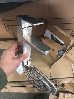 Faucet brushed nickel brand new