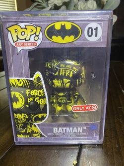 Black and yellow Batman art Series 01