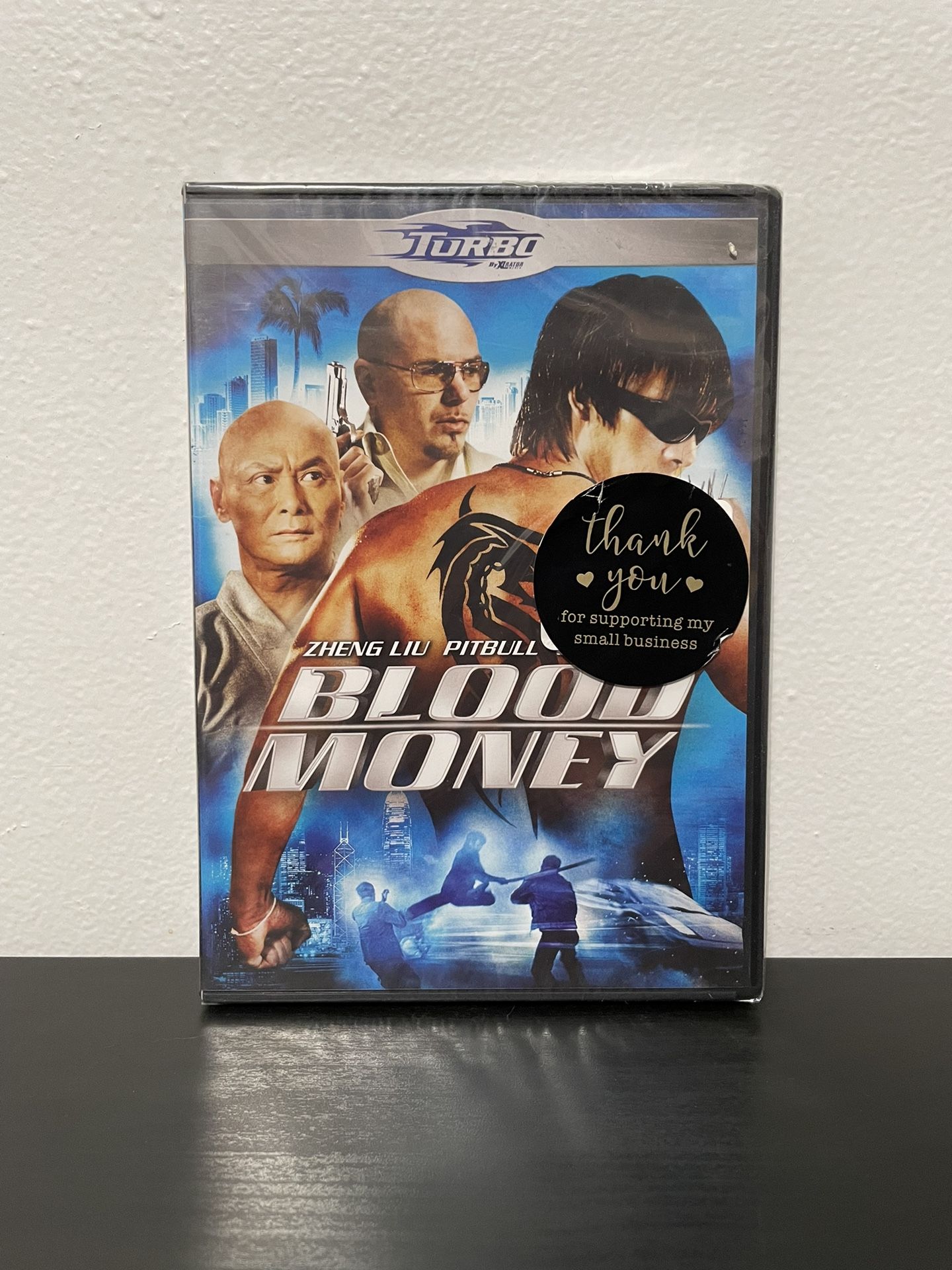 Blood Money DVD Movie NEW SEALED Zheng Lou Pitbull Martial Arts 2012