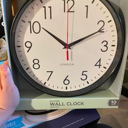 Black Rim Wall Clock 