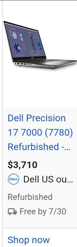 Dell precision 7780 i7 64 ram
