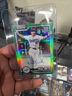 Will Smith Topps Certified Autograph Green Refractor Card